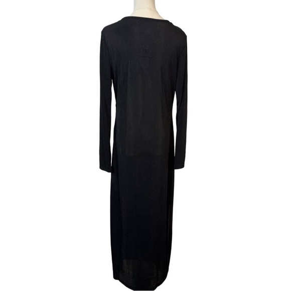Band of the free long Black Maxi cocktail Dress size small - Picture 2 of 9
